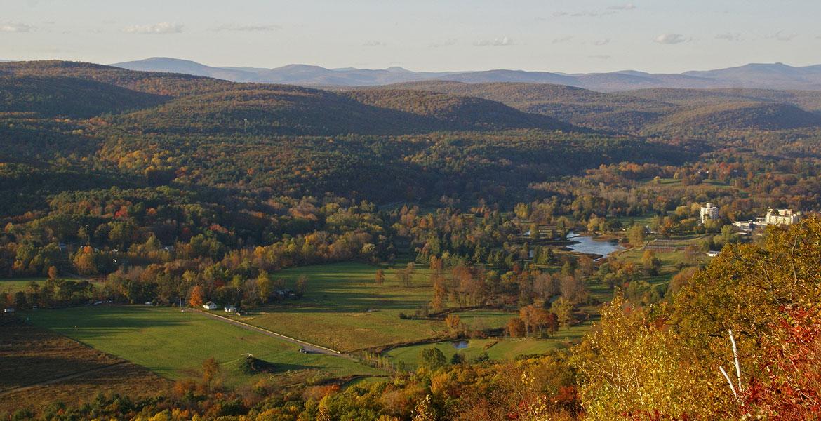 Ellenville, Rt 52 view of Rondout Valley