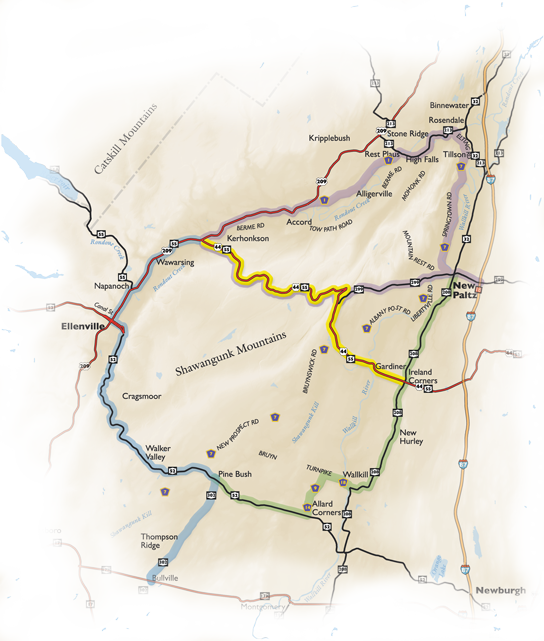 Byway Map Routes 44/55
