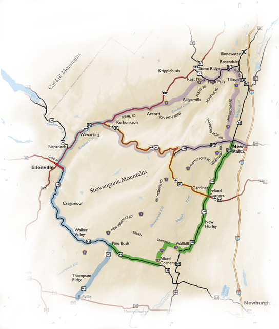Byway Map Wallkill Valley Route