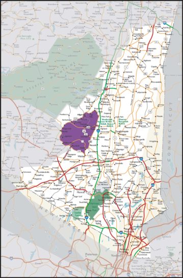 Hudson Valley Map